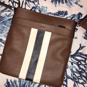 COACH Charles crossbody with varsity stripe